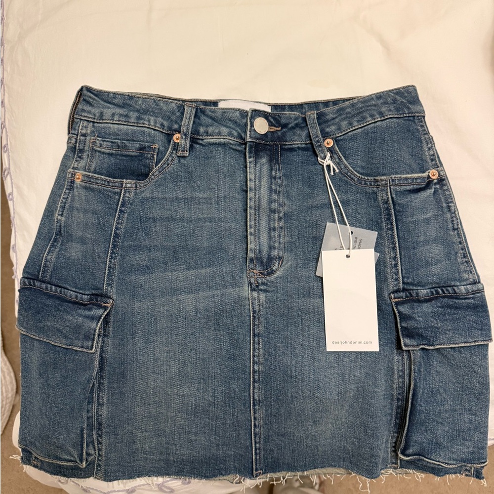 Dear John Denim high rise mini  Skirt